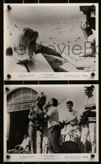 3x476 BLUE SURFARI 9 8x10 stills 1969 great images of surfers, Ricky Grigg, dune buggy!