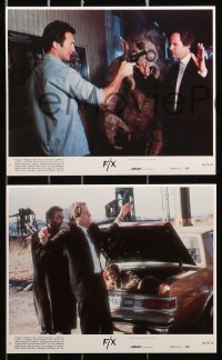 3x042 F/X 8 8x10 mini LCs 1986 Bryan Brown, Brian Dennehy, is it murder or is it special effects!