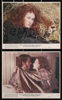 3x044 FRENCH LIEUTENANT'S WOMAN 8 8x10 mini LCs 1981 Meryl Streep, Jeremy Irons, Harold Pinter!