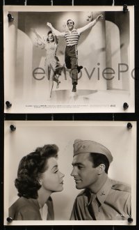 3x596 GENE KELLY 7 8x10 stills 1940s-1950s with Rita Hayworth, Debbie Reynolds and more!