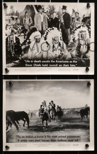 3x530 GREAT SIOUX UPRISING 8 8x10 stills 1953 Jeff Chandler, Faith Domergue, western!
