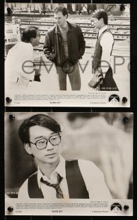 3x486 GUNG HO 9 8x10 stills 1986 wacky Michael Keaton on car with Watanabe, Wendt, Ron Howard directed!