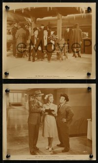 3x808 HIT THE ICE 4 8x10 stills 1943 great images of Ginny Simms w/Bud Abbott & Lou Costello!