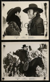3x737 JOE KIDD 5 8x10 stills 1972 Clint Eastwood, Don Stroud, John Sturges western!