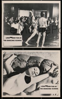 3x818 LOVE & FUN AT THE DANCING SCHOOL 4 Canadian 8x10 stills 1970s great really sexy images!