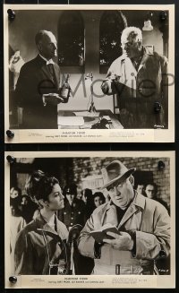 3x323 RETURN OF DR MABUSE 15 8x10 stills R1966 Gert Froebe, Lex Barker, Daliah Lavi, Phantom Fiend