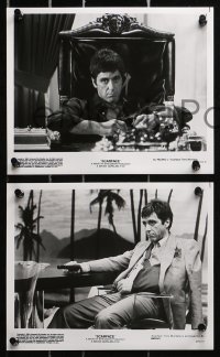 3x292 SCARFACE 17 8x10 stills 1983 Al Pacino as Tony Montana, Pfeiffer, Mastrantonio, De Palma!