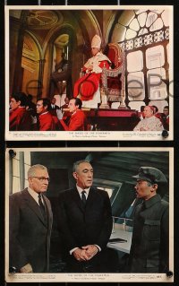 3x004 SHOES OF THE FISHERMAN 15 color 8x10 stills 1969 Pope Anthony Quinn, David Janssen, Olivier