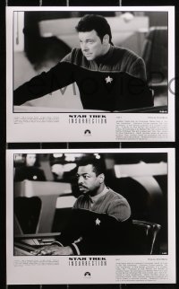 3x303 STAR TREK: INSURRECTION 16 8x10 stills 1998 Patrick Stewart as Picard, Dorn, Burton, Spiner!