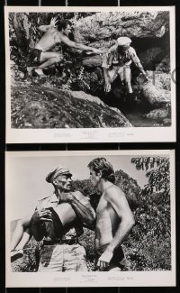 3x430 TARZAN'S DEADLY SILENCE 11 8x10 stills 1970 Jock Mahoney hunts Ron Ely, most dangerous animal!