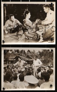 3x630 TEAHOUSE OF THE AUGUST MOON 7 8x10 stills 1956 Asian Marlon Brando, Ford & Kyo!