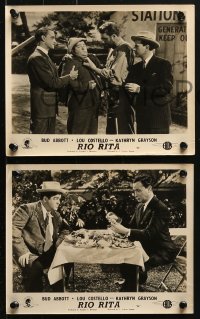 3x755 RIO RITA 5 English FOH LCs R1950s Bud Abbott & Lou Costello with dog and cast!
