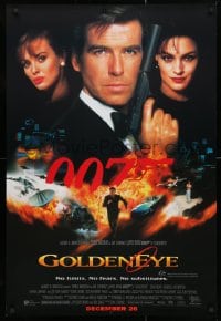 3y054 GOLDENEYE advance DS Aust 1sh 1995 Pierce Brosnan as secret agent James Bond 007!