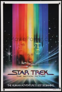 3y058 STAR TREK Aust 1sh 1979 Shatner, Nimoy, Khambatta and Enterprise by Peak!