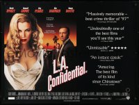 3y104 L.A. CONFIDENTIAL British quad 1997 Kevin Spacey, Russell Crowe, sexy Kim Basinger!