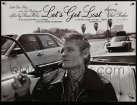 3y106 LET'S GET LOST DS British quad 2006 Bruce Weber, great image of Chet Baker in convertible!