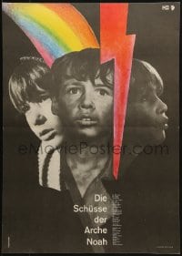 3y253 DIE SCHUSSE DER ARCHE NOAH East German 16x23 1983 Wolfgang Winkler, Christine Schorn!