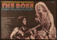 3y270 ROSE East German 16x23 1981 different Bette Midler, unofficial Joplin biography!