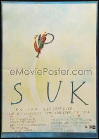3y274 SPUK UNTERM RIESENRAD East German 16x23 1980 different art from theatrical release!