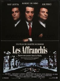 3y499 GOODFELLAS French 16x21 1990 Robert De Niro, Joe Pesci, Ray Liotta, Martin Scorsese!