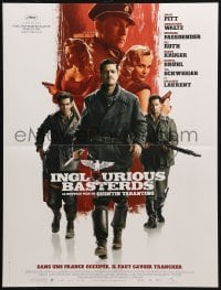 3y504 INGLOURIOUS BASTERDS French 16x21 2009 Quentin Tarantino, Brad Pitt, Waltz, Roth, top cast!