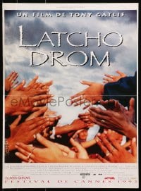 3y509 LATCHO DROM French 15x21 1993 Gypsy dancers, Safe Journey, cool image of clapping hands!