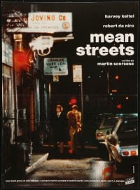 3y511 MEAN STREETS French 16x22 R1980s Scorsese, Robert De Niro, Keitel, different image