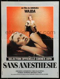 3y530 WITHOUT ANESTHESIA French 16x21 1979 Andrzej Wajda's Bez znieczulenia, cool close up!