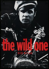 3y088 WILD ONE German R1980s great completely different image of ultimate biker Marlon Brando!