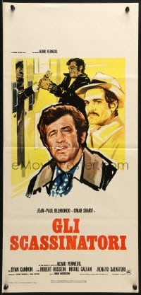 3y889 BURGLARS Italian locandina 1972 thieves Omar Sharif, Jean-Paul Belmondo & Dyan Cannon!