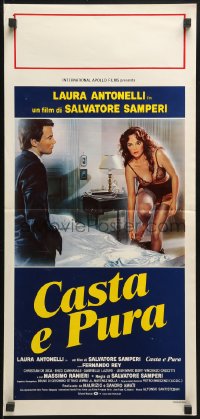 3y891 CHASTE & PURE Italian locandina 1981 Salvatore Samperi's Casta e Pura, sexy Laura Antonelli!