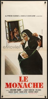 3y912 HANGYABOLY Italian locandina 1973 Zoltan Fabri, cool Ferrari art of converging nuns!