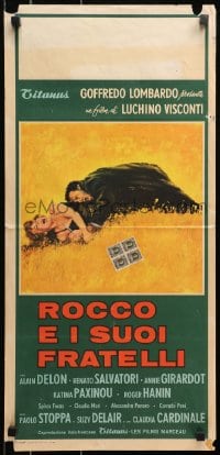 3y940 ROCCO & HIS BROTHERS Italian locandina 1961 Rocco e I Suoi Fratelli!