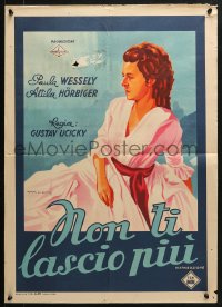3y876 LATE LOVE Italian 20x28 1943 Gustav Ucicky's Spate Liebe, close-up art of Wessely!