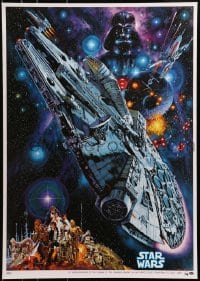 3y853 STAR WARS Japanese R1982 George Lucas classic epic, Commemorative art by Noriyoshi Ohrai!