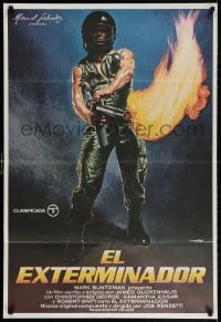3y673 EXTERMINATOR Spanish 1981 Robert Ginty is the man they pushed too far!