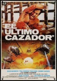 3y705 LAST HUNTER Spanish 1980 Antonio Margheriti's L'Ultimo Cacciatore, Apocalypse 2!
