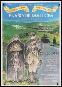 3y755 YEAR OF ENLIGHTENMENT Spanish 1986 El Ano de las Luces, completely different wacky artwork!