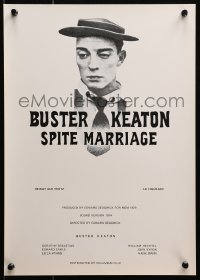 3y047 SPITE MARRIAGE Swiss R1974 great image of stone-faced Buster Keaton!