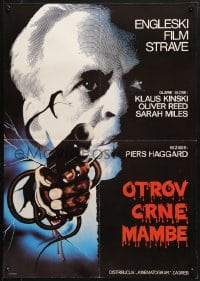 3y206 VENOM Yugoslavian 19x27 1982 Klaus Kinski, Oliver Reed, Sarah Miles, poisonous snakes!