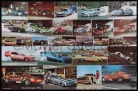 3z240 FUNNY CARS 1972 22x33 commercial poster 1972 photos by drag strip cameraman Steve Reyes!