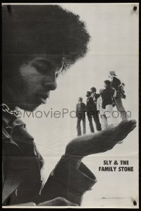 3z257 SLY & THE FAMILY STONE 24x36 commercial poster 1969 great image of band on hand!