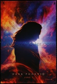 3z596 DARK PHOENIX teaser DS 1sh 2019 Marvel Comics, Sophie Turner in the title role!