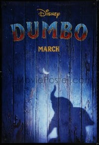 3z620 DUMBO teaser DS 1sh 2019 Tim Burton Walt Disney live action adaptation of the classic movie!