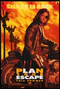 3z628 ESCAPE FROM L.A. teaser DS 1sh 1996 John Carpenter, Kurt Russell returns as Snake Plissken!