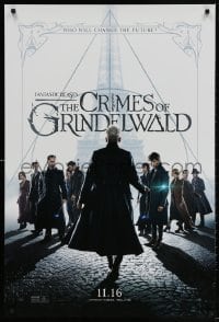 3z634 FANTASTIC BEASTS: THE CRIMES OF GRINDELWALD teaser DS 1sh 2018 who will change the future?