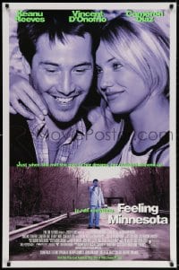 3z638 FEELING MINNESOTA 1sh 1996 Keanu Reeves, sexy Cameron Diaz, Vincent D'Onofrio