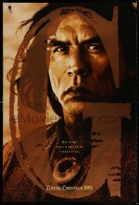 3z656 GERONIMO teaser 1sh 1993 Walter Hill, great image of Native American Wes Studi!