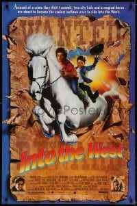 3z726 INTO THE WEST 1sh 1993 Gabriel Byrne, Ellen Barkin, English fantasy western!