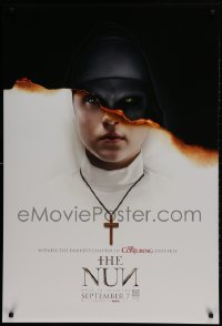 3z819 NUN teaser DS 1sh 2018 creepy image, witness the darkest chapter in The Conjuring universe!